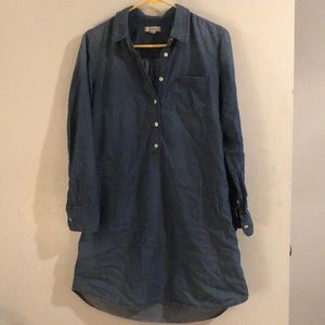 J Crew Chambray Denim Dress
